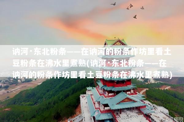 讷河·东北粉条——在讷河的粉条作坊里看土豆粉条在沸水里煮熟(讷河·东北粉条——在讷河的粉条作坊里看土豆粉条在沸水里煮熟)